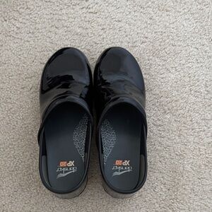 Dansko Women's Glossy Black Dress Shoes